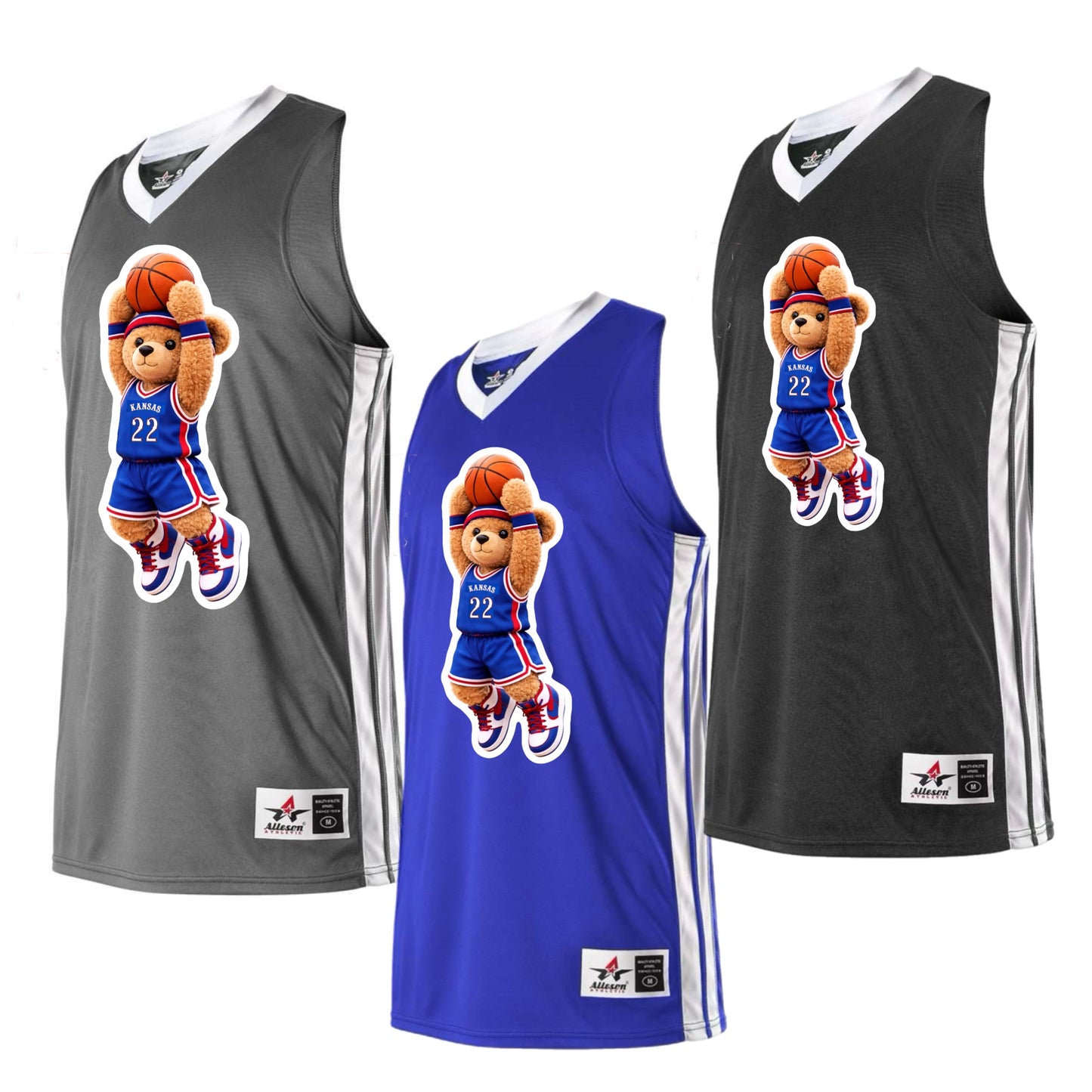 Kansas Basketball Bear Jersey