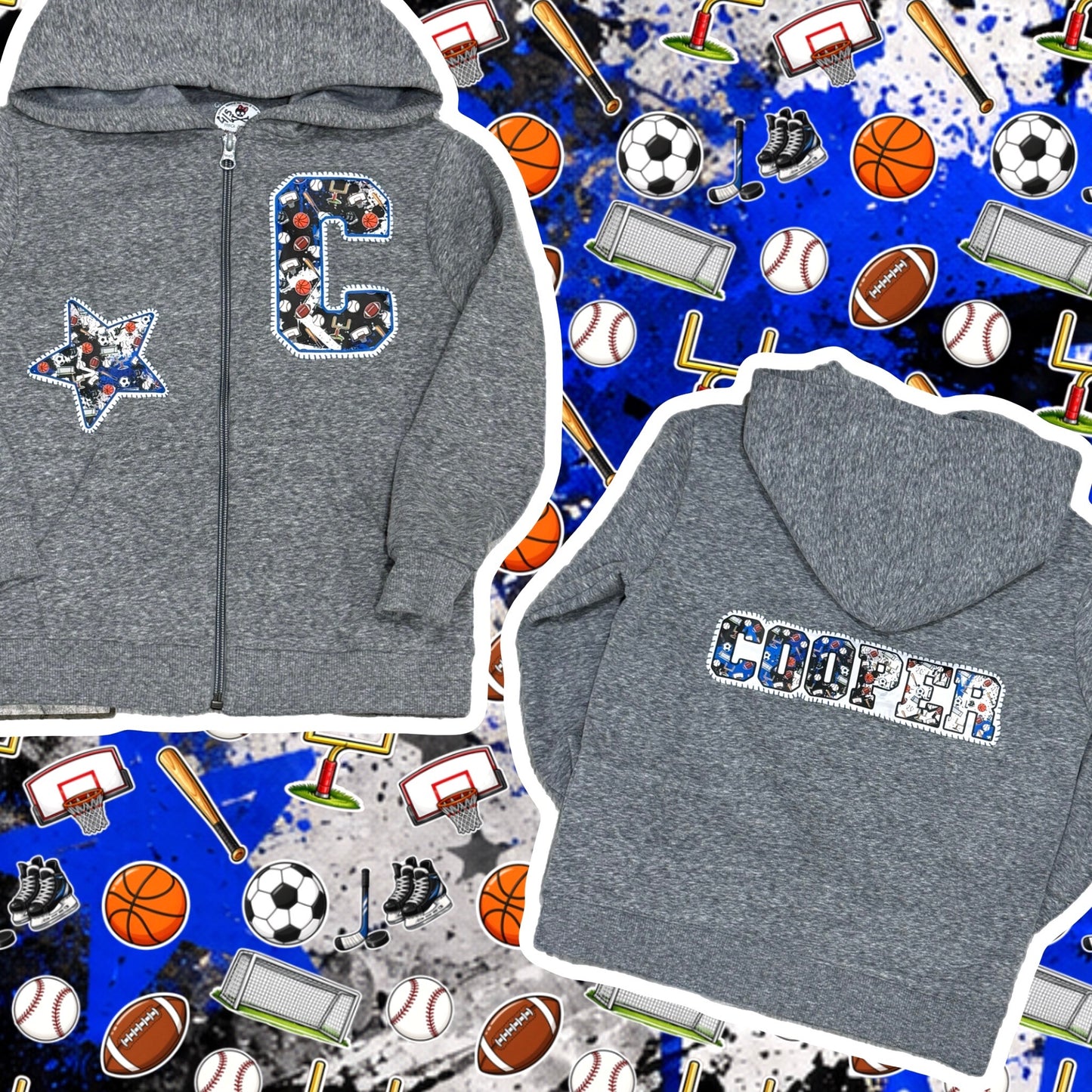 Multi-Sport Stitched Zip-Up