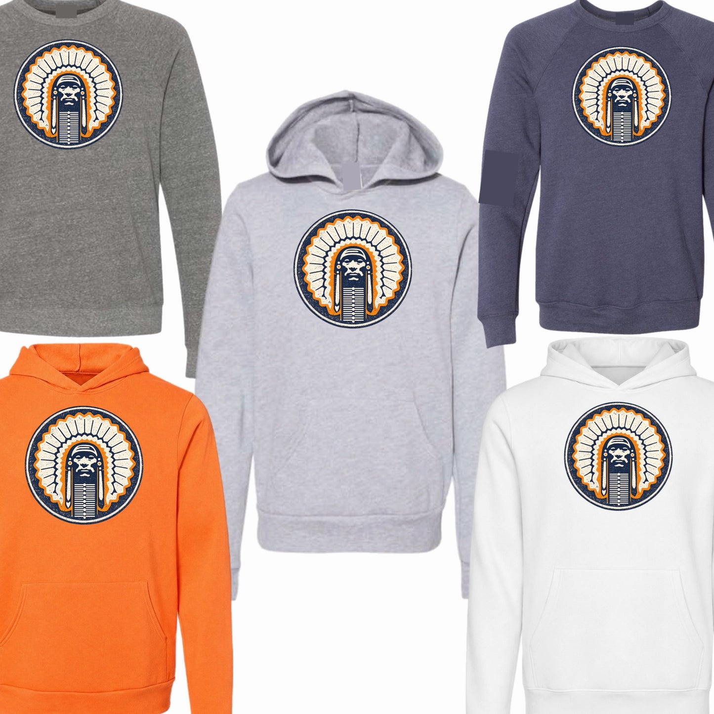 Boys/Mens vintage Illini logo sweatshirt