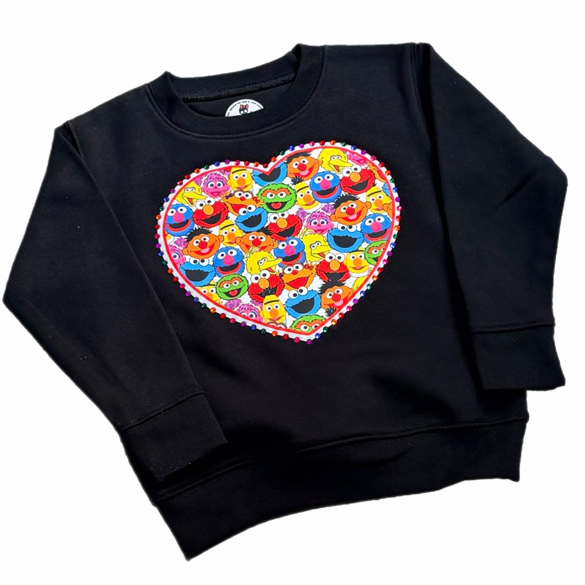 Sesame Street Character Heart Crewneck