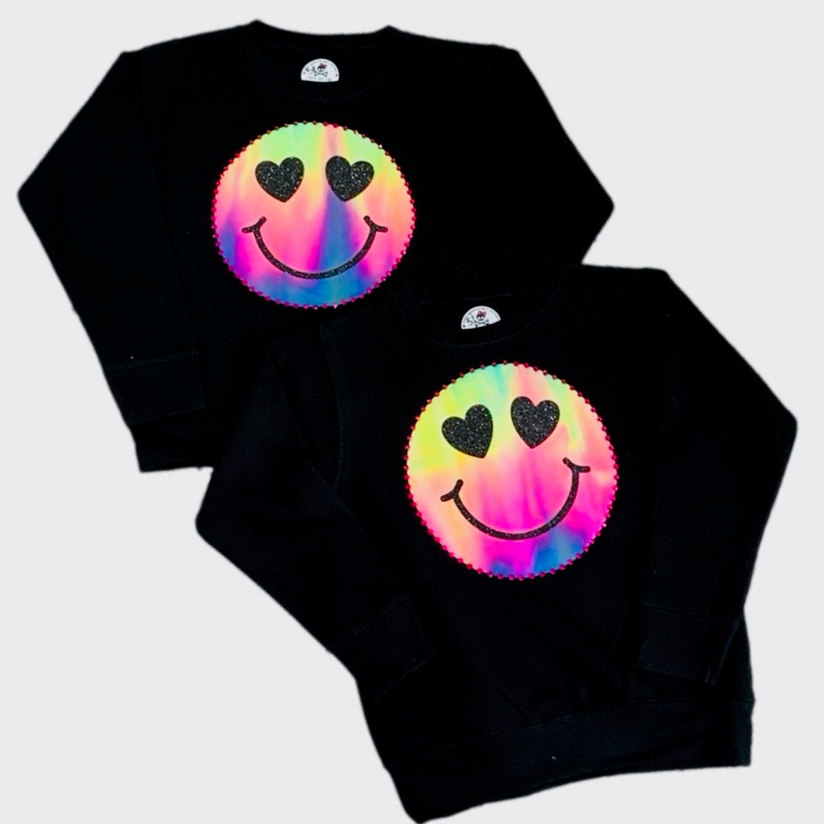 Tie-dye Emoji Crewneck