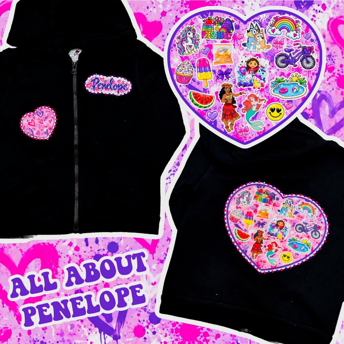 Girls "All About Me" Hoodie
