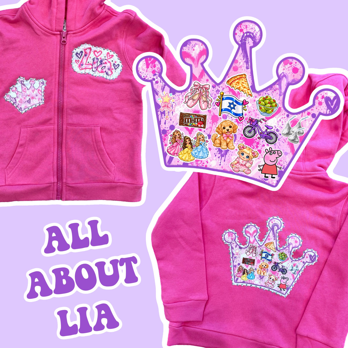 Girls "All About Me" Hoodie
