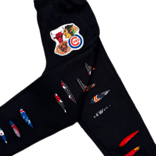 Chicago sports joggers football joggers chicago sweatpants Chicago pants chicago teams pants Chicago baby gift