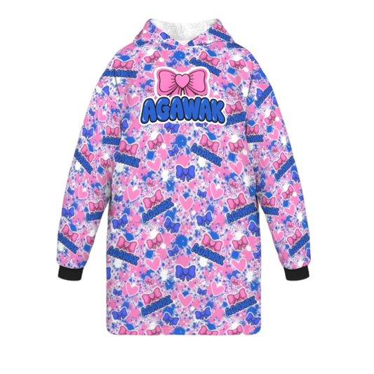 Agawak Bow Blanket Hoodie