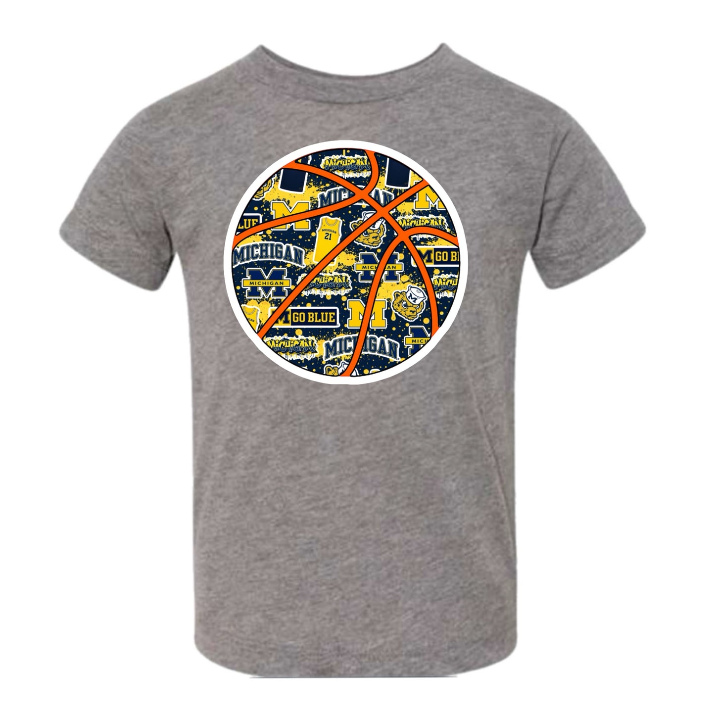 Michigan basketball tee