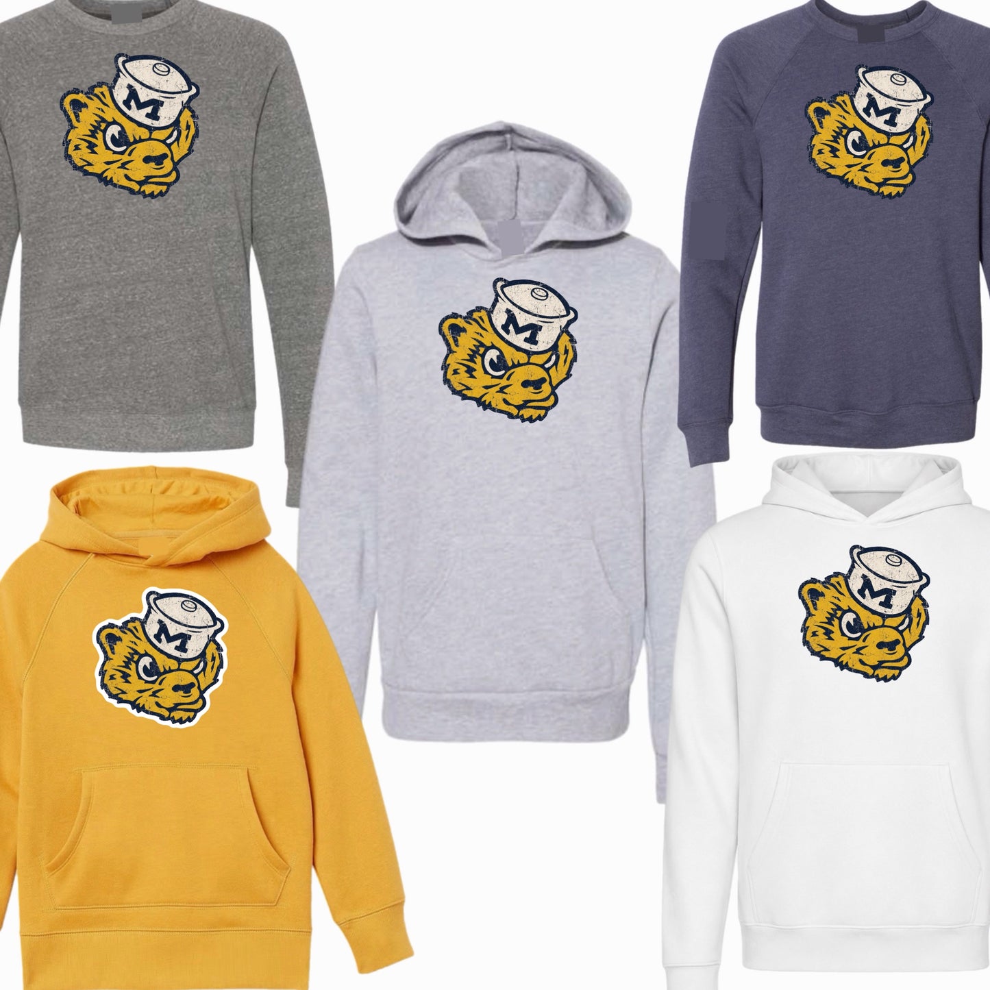 Vintage Michigan Mascot Sweatshirt