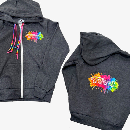 Wilmot Neon Splatter Zip-Up