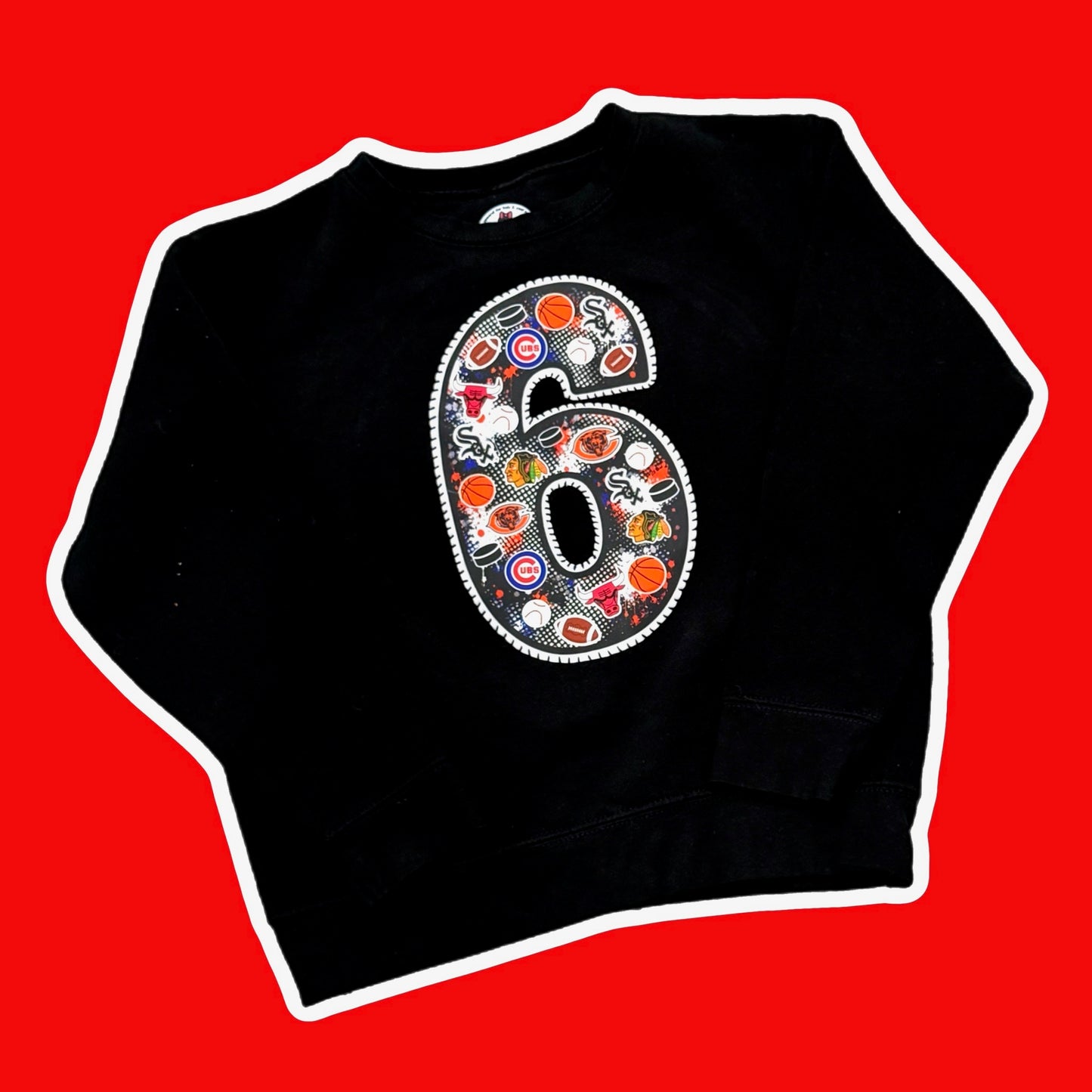 Number/theme BIRTHDAY sweatshirt