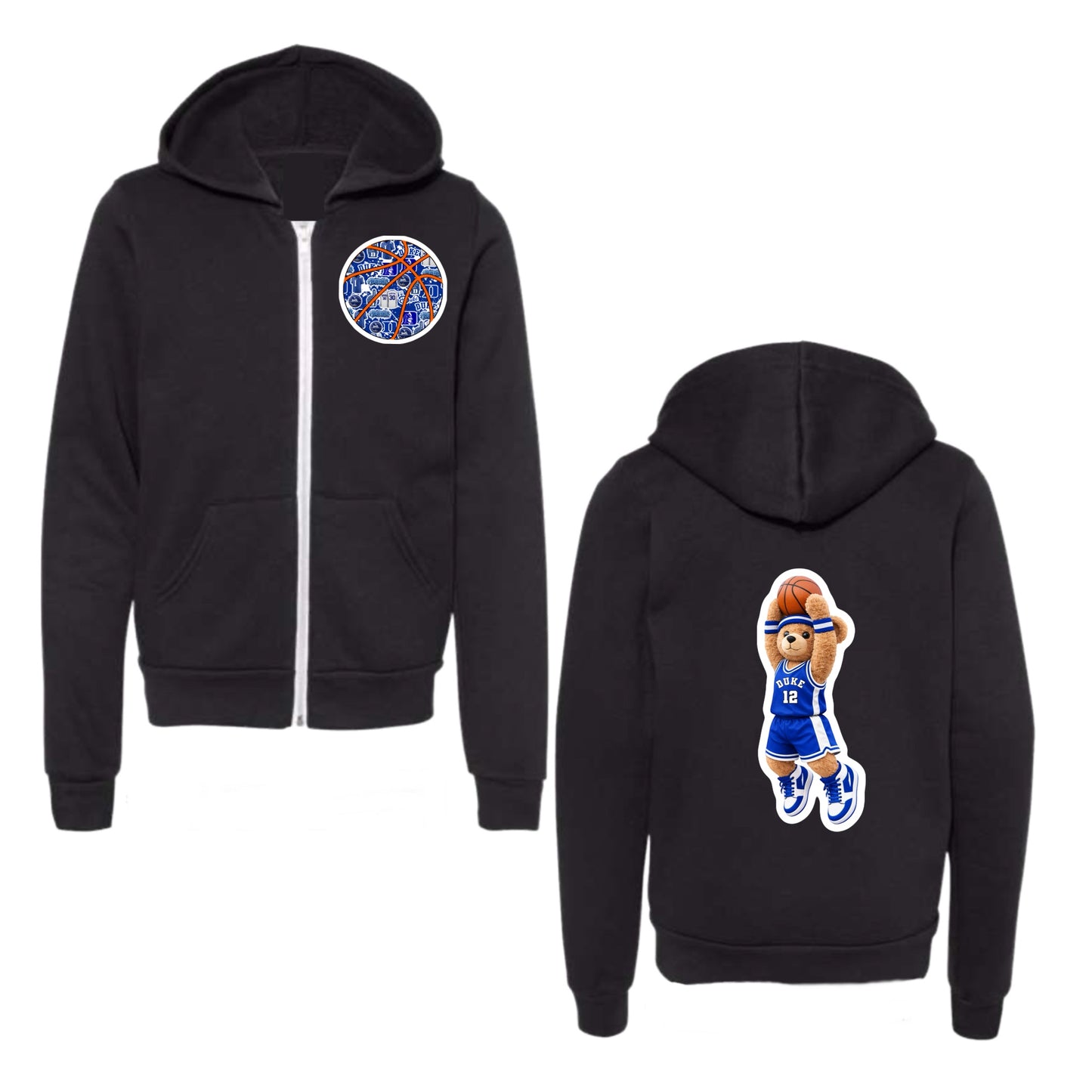 Duke basketball zip hoodie