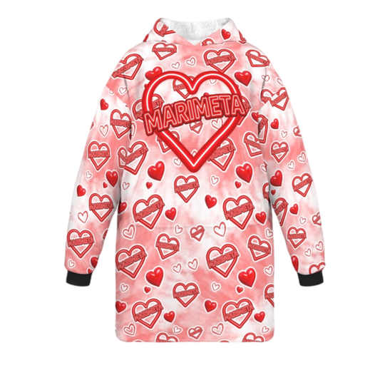 Marimeta "Neon Sign" Blanket Hoodie