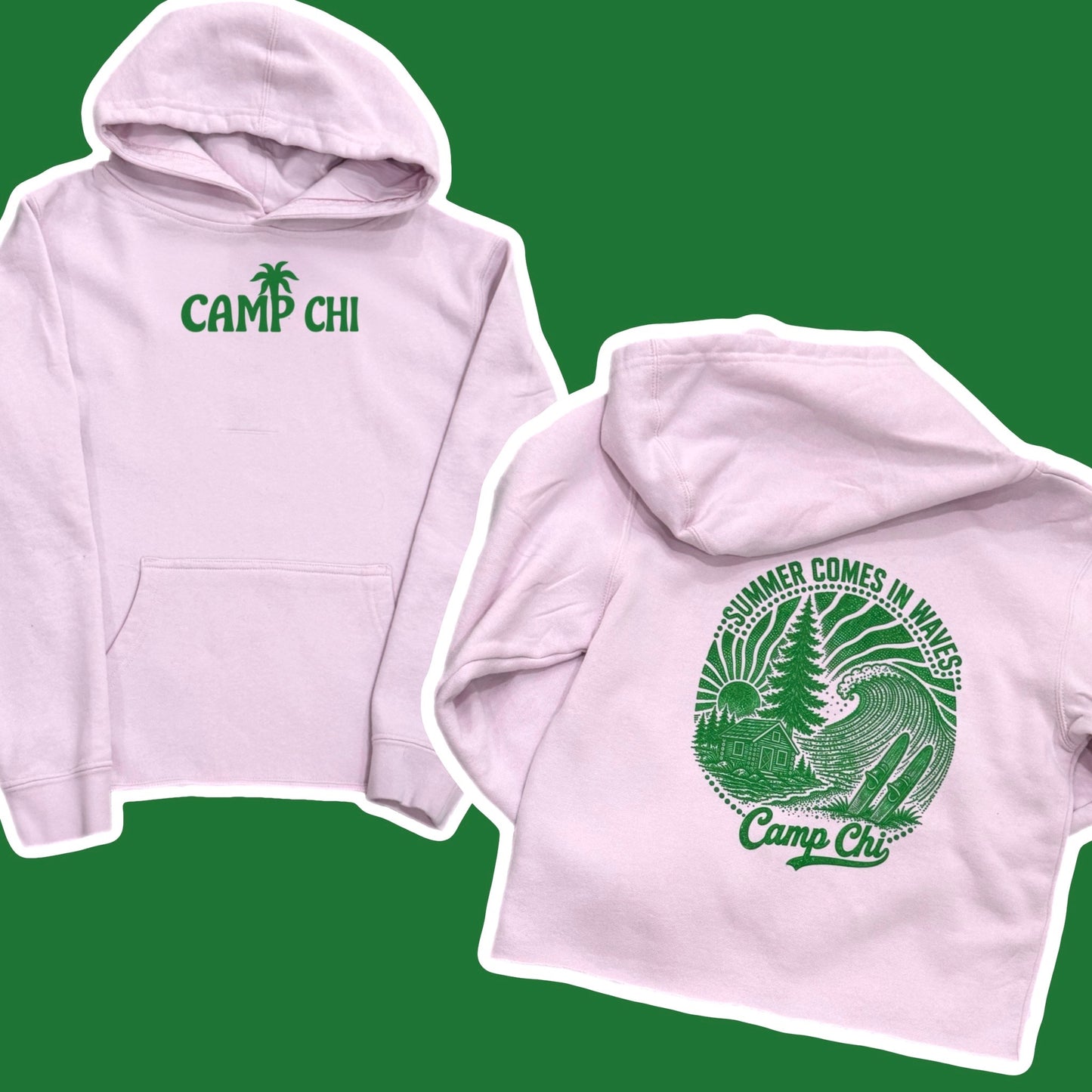 Camp Chi palm hoodie