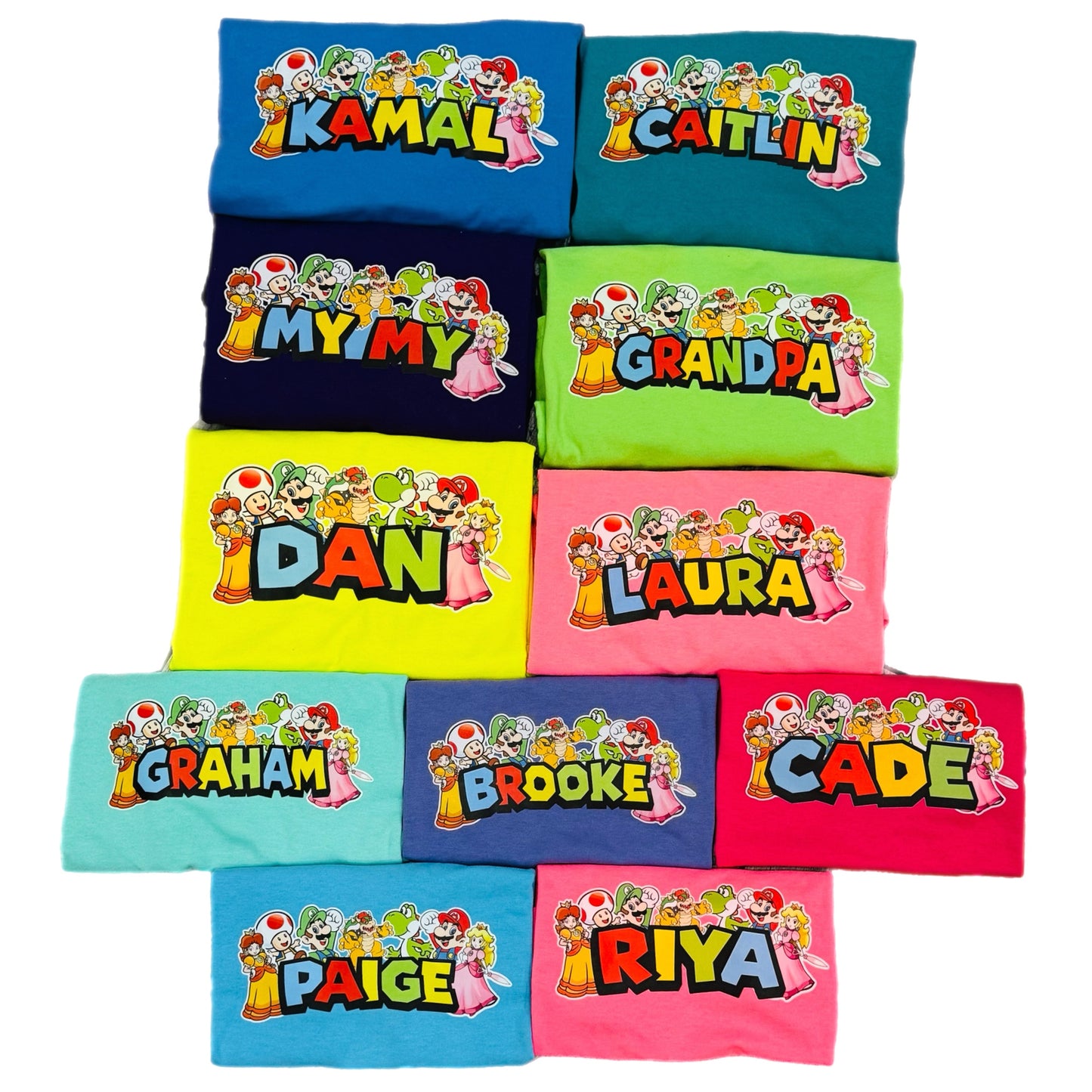 Mario "Name" Tee