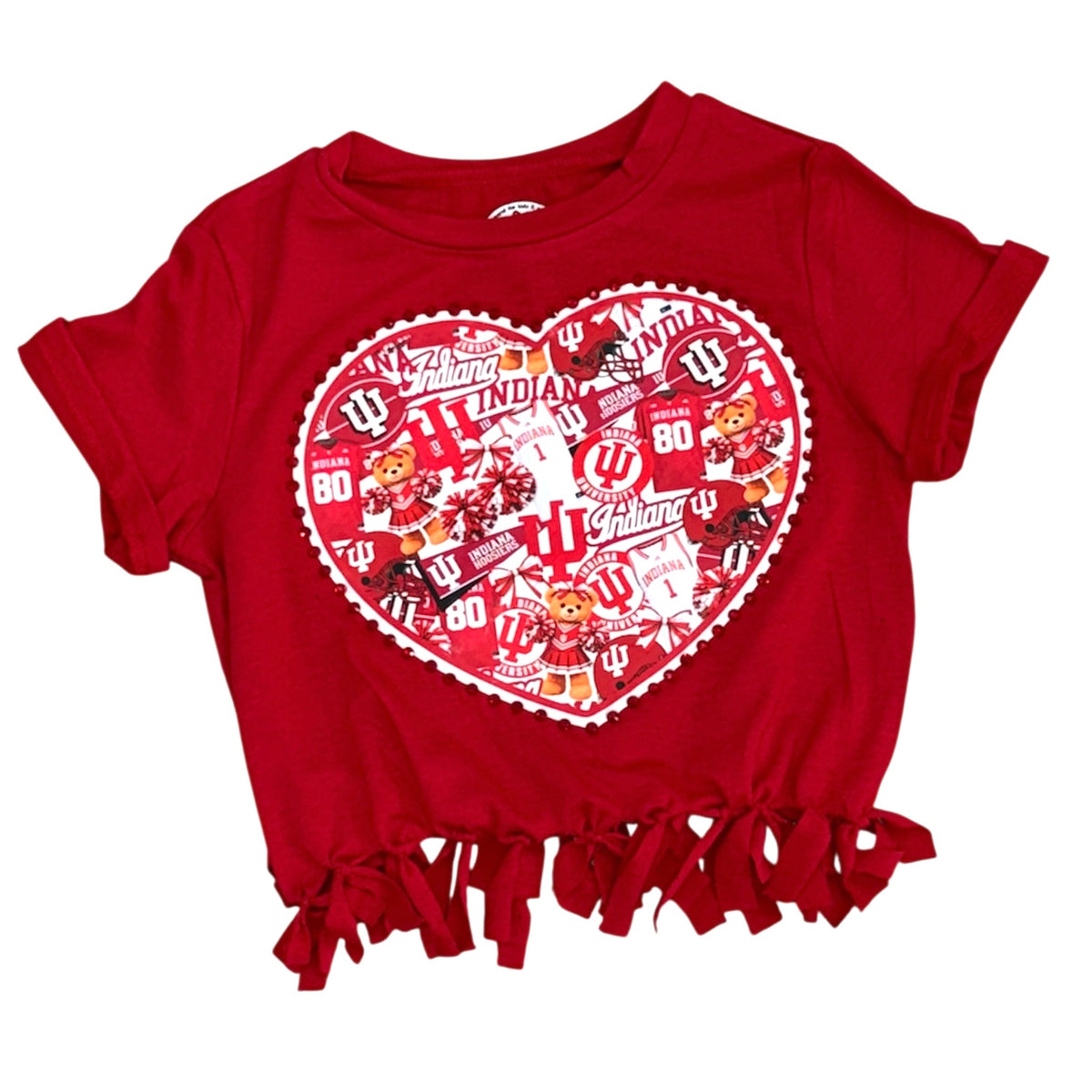 Indiana University Heart Collage Tee
