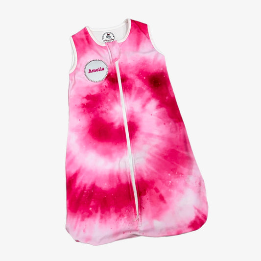 Tie-Dye Zip Sleeper (circle patch)