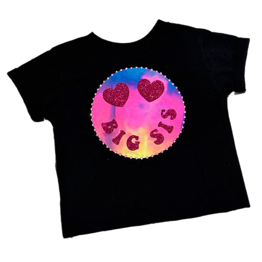 Tie dye Emoji Name Tee