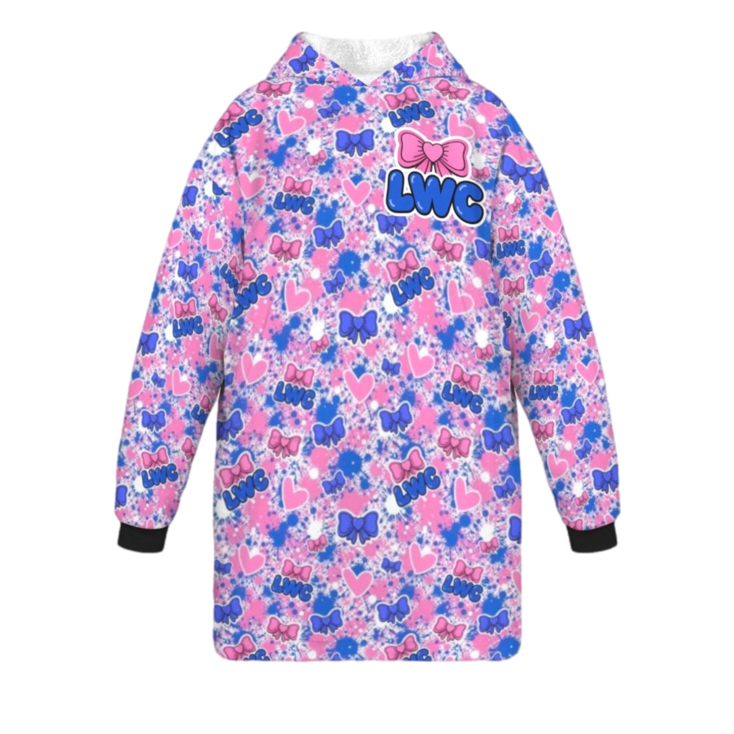 LWC Bow Blanket Hoodie