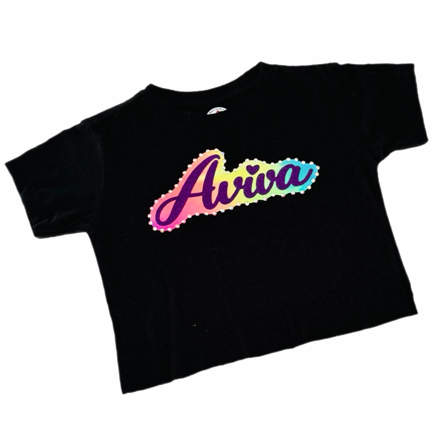 Tie-Dye "Barbie Font" Tee