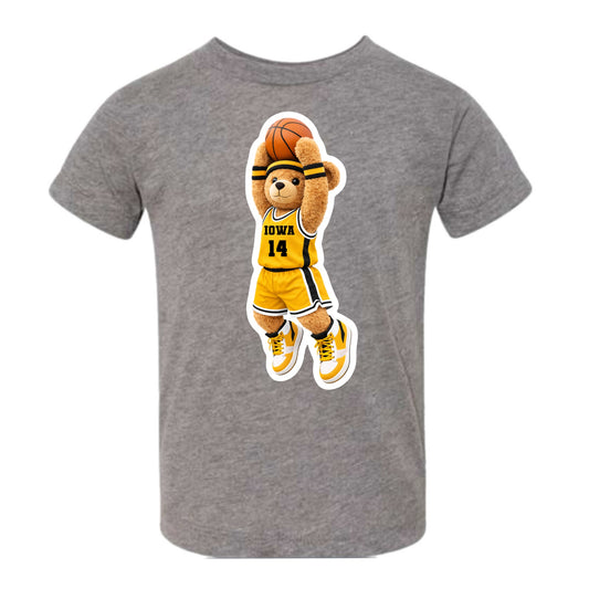 Iowa basketball bear tee