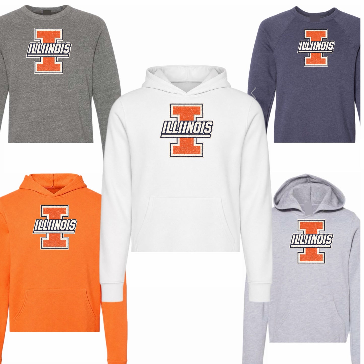Girls/women’s Illinois logo sweatshirt