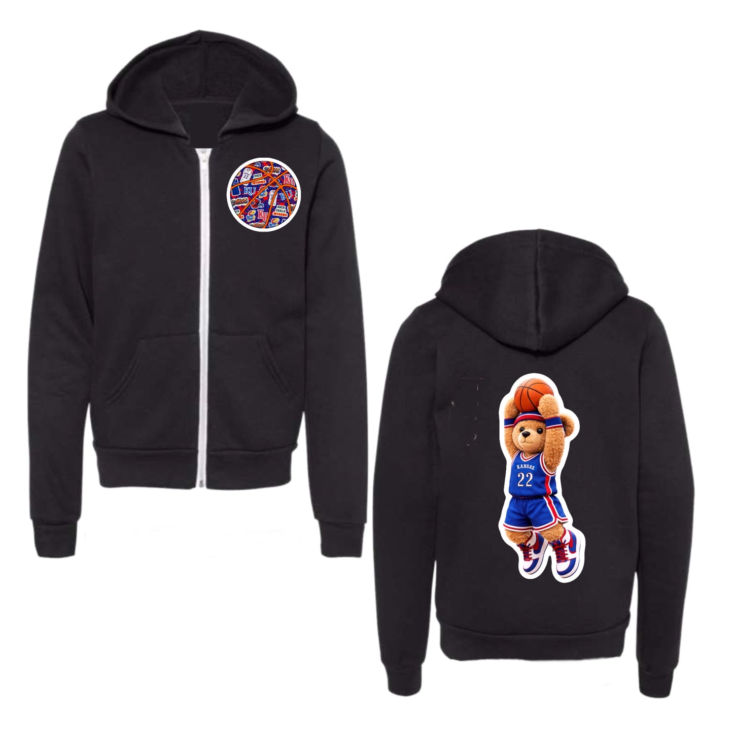 Kansas Basketball Zip-Up
