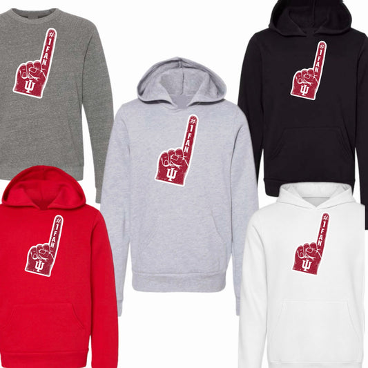 Vintage Indiana Foam Finger Sweatshirt