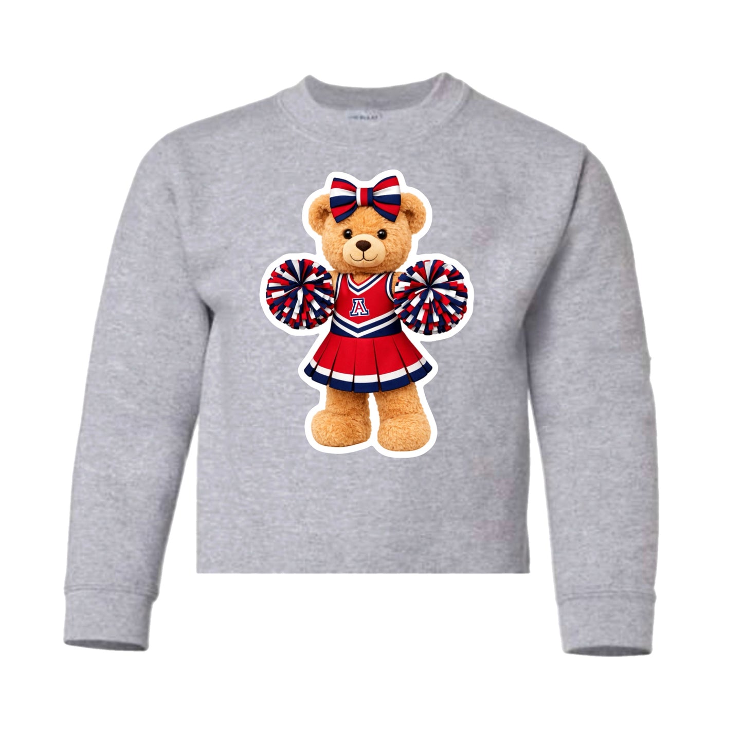 Arizona Cheerleader Bear Crewneck