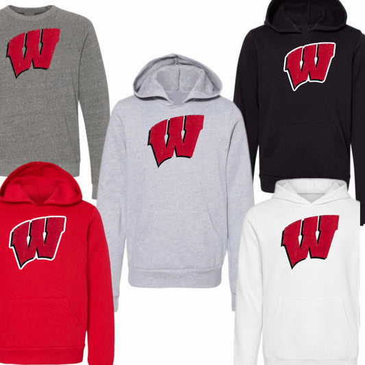 Vintage Wisconsin "W" Sweatshirt