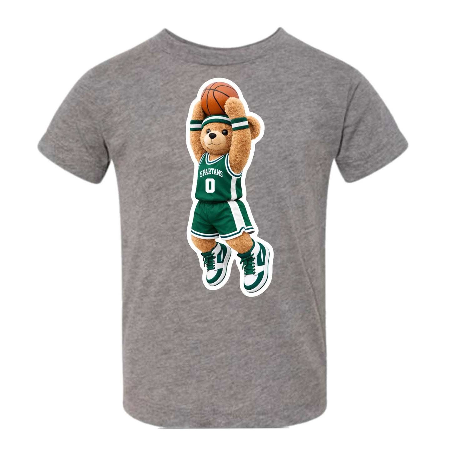 Michigan State basketball bear tee