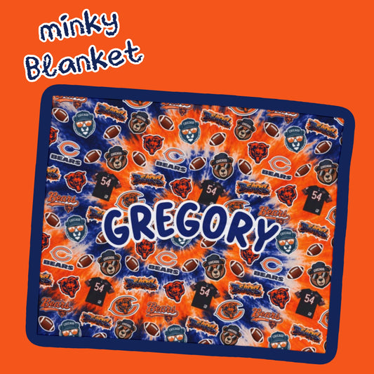 Chicago Bears Mink Blanket