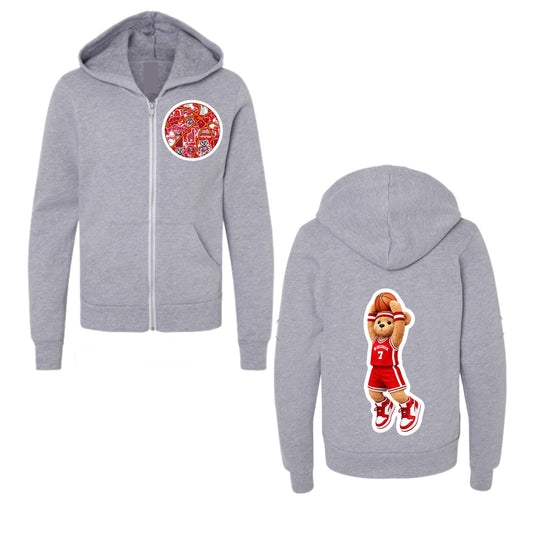 Wisconsin basketball zip hoodie
