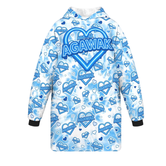 Agawak "Neon Sign" Blanket Hoodie
