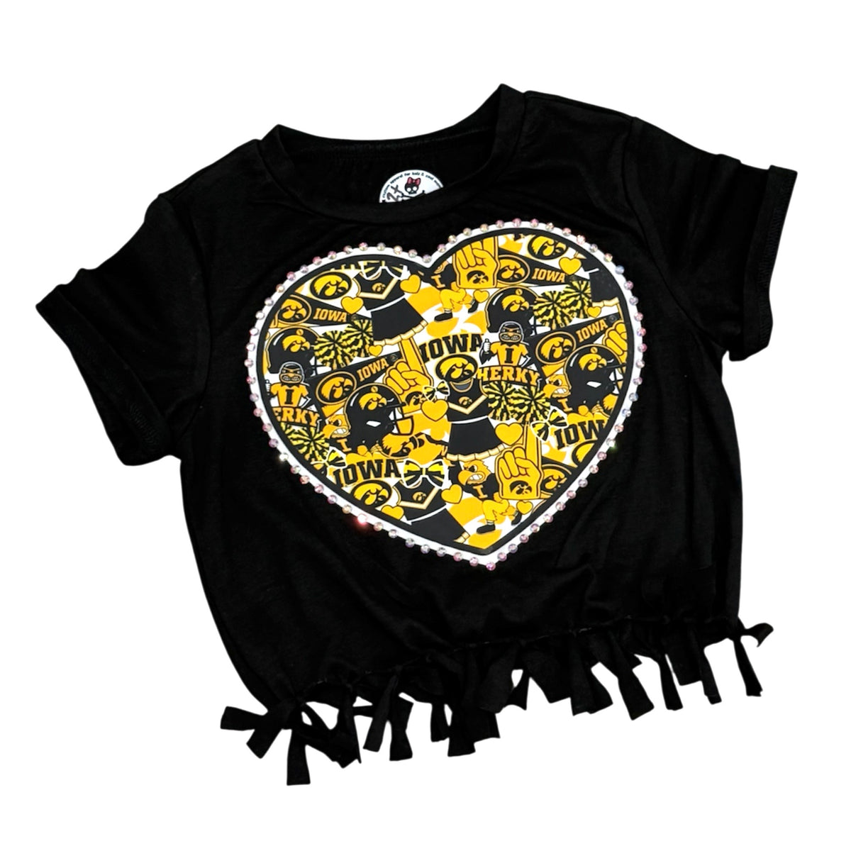 University of Iowa Heart Collage Tee