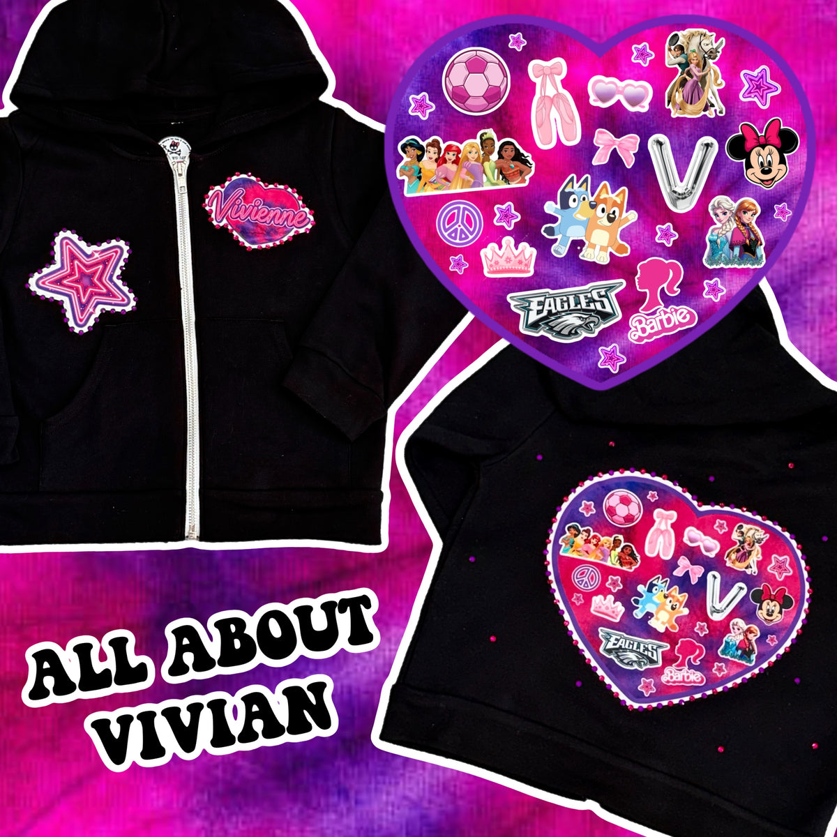 Girls "All About Me" Hoodie