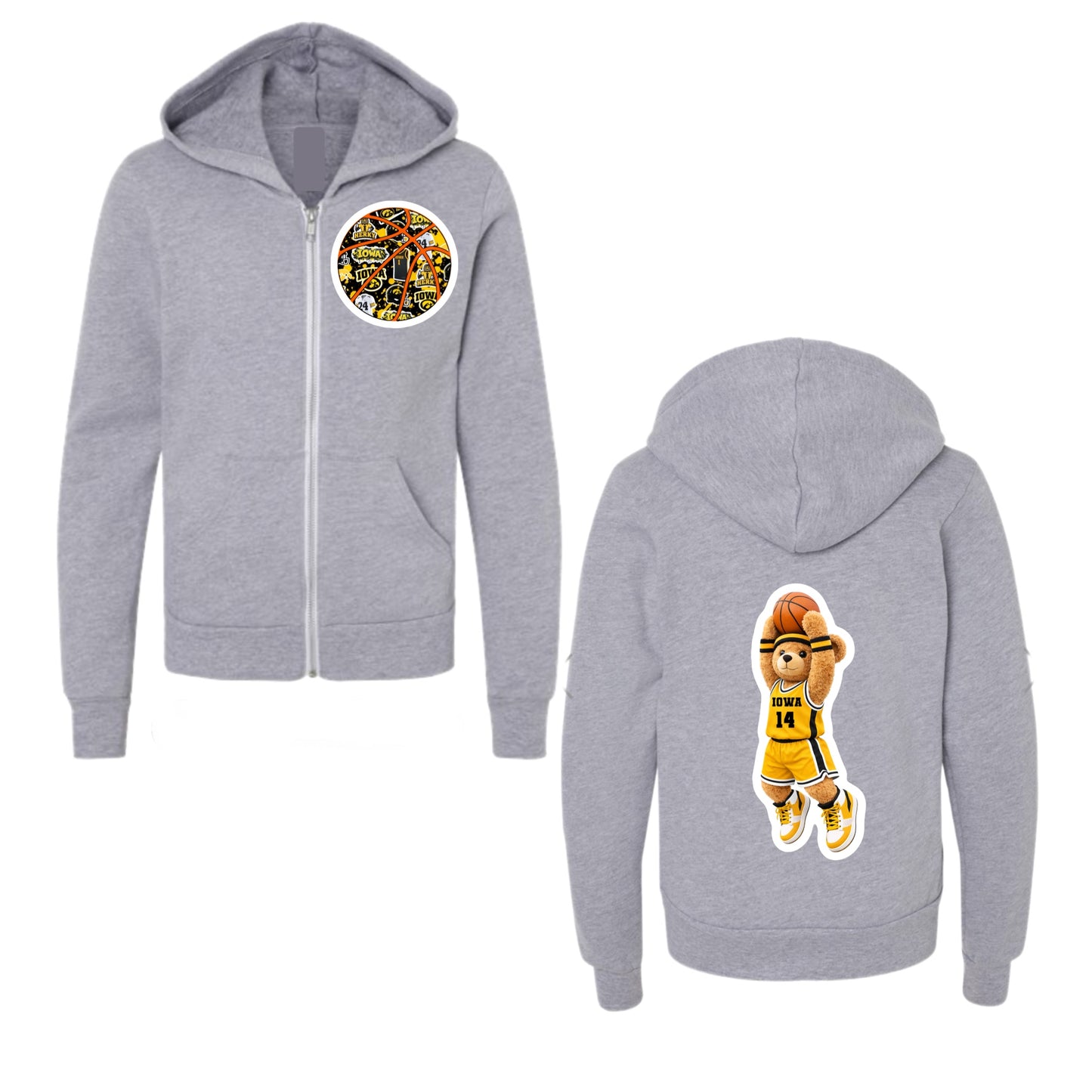 Iowa Basketball Zip-Up