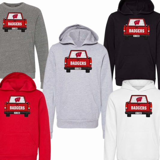 Vintage Wisconsin Truck Sweatshirt