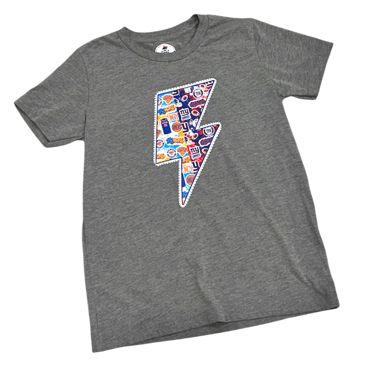 House Divided Stitched Bolt Tee- NY Sports