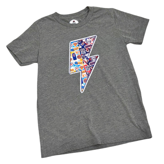 House Divided Stitched Bolt Tee- NY Sports