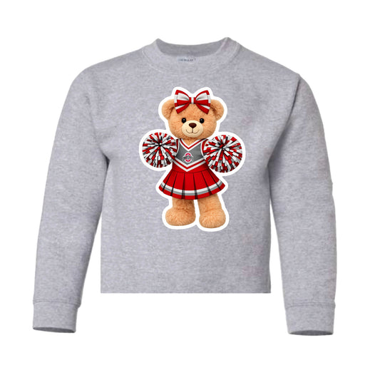 Ohio State cheerleader crewneck