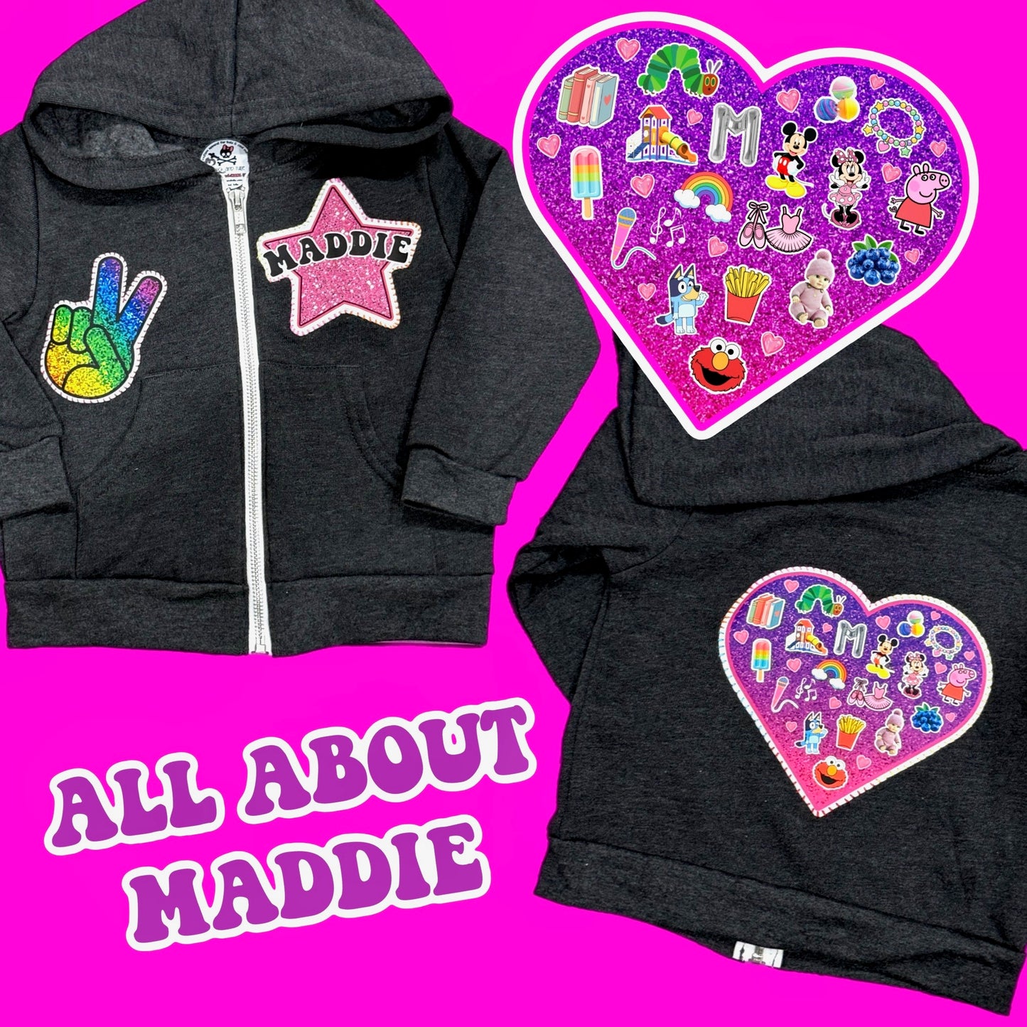 Girls "All About Me" Hoodie
