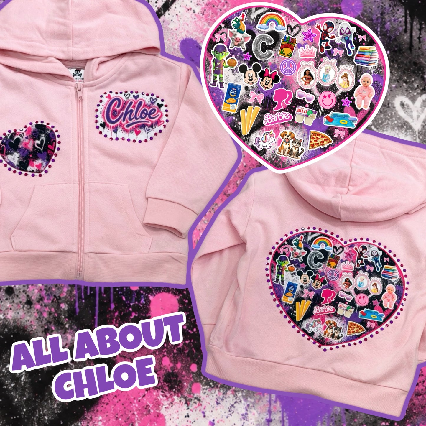 Girls "All About Me" Hoodie