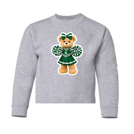 Michigan State cheerleader crewneck