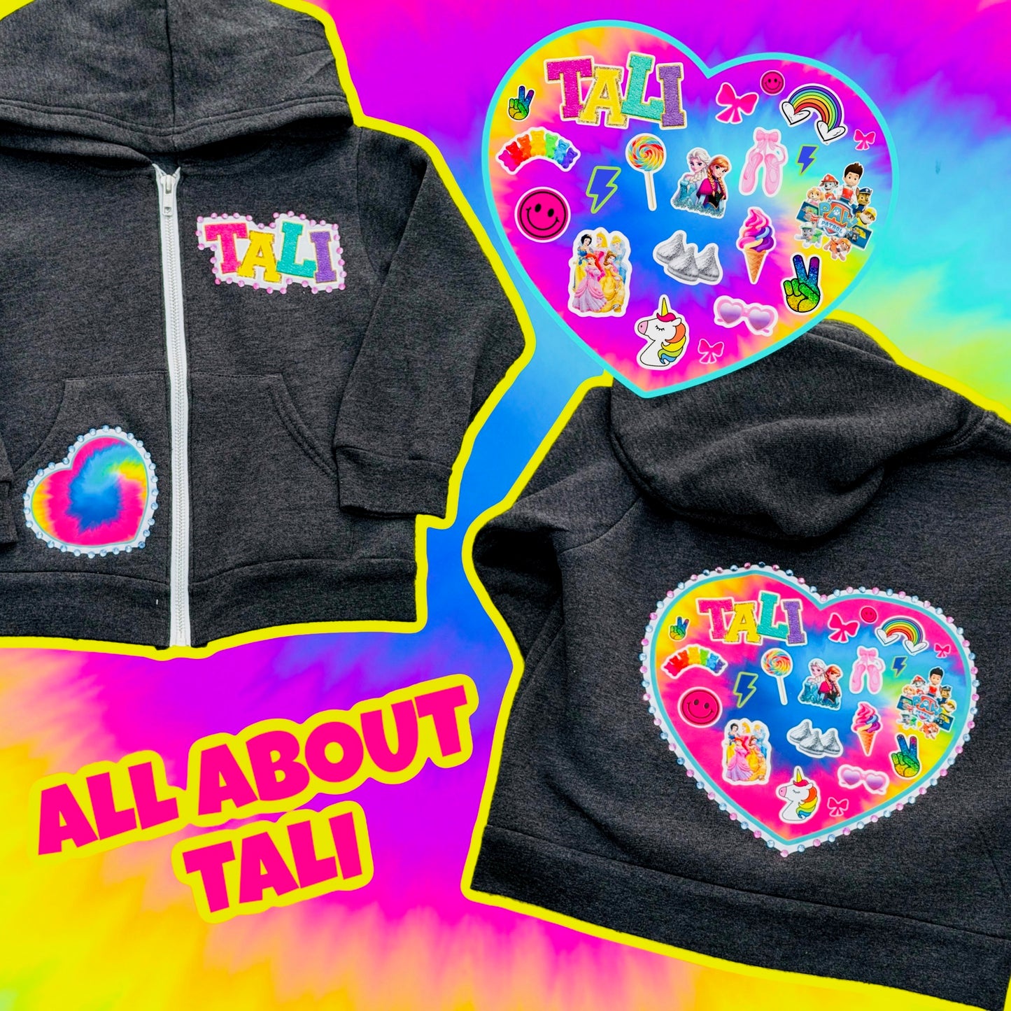 Girls "All About Me" Hoodie