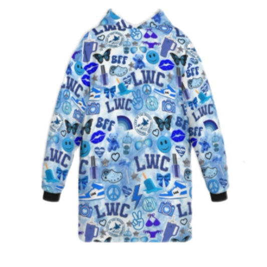 LWC  girls/women’s fleece blanket hoodie