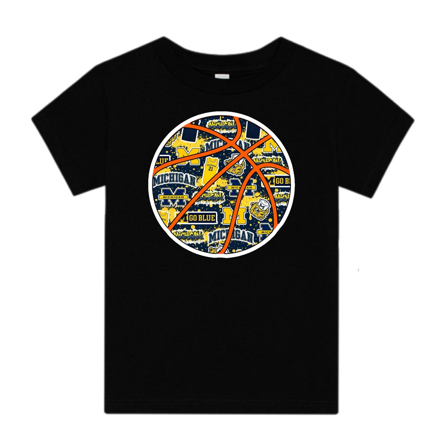 Michigan basketball tee