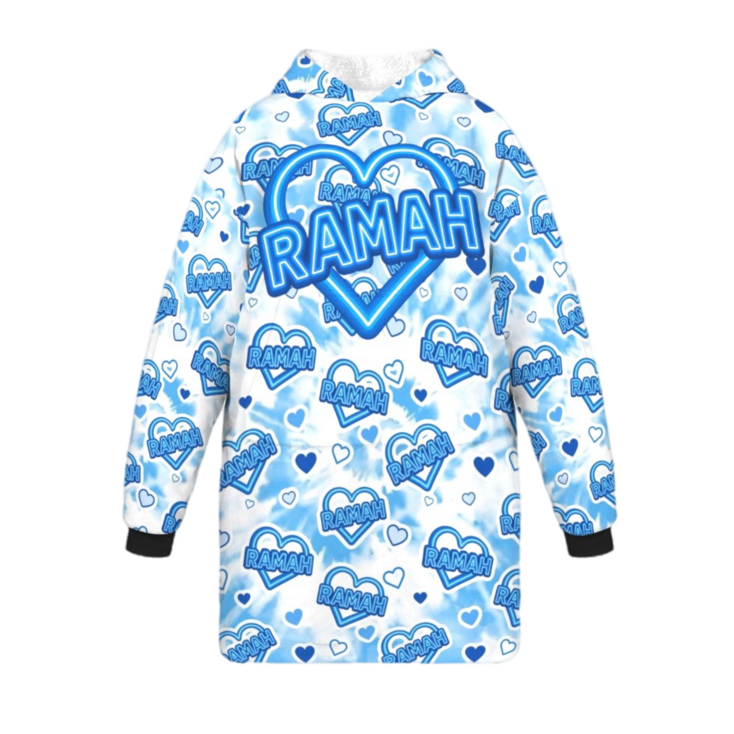 Ramah "Neon Sign" Blanket Hoodie