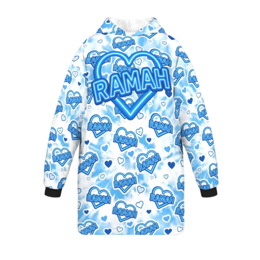 Ramah "Neon Sign" Blanket Hoodie