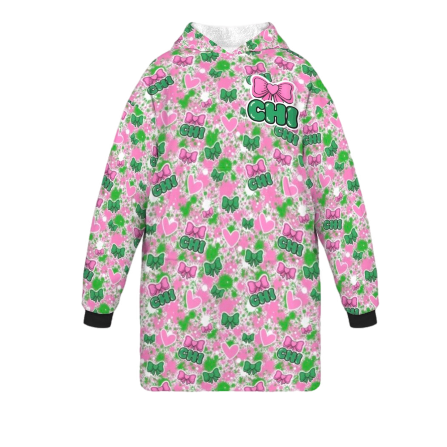 Camp Chi Bow Blanket Hoodie