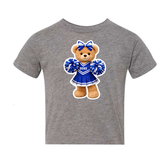 Duke Cheerleader bear tee