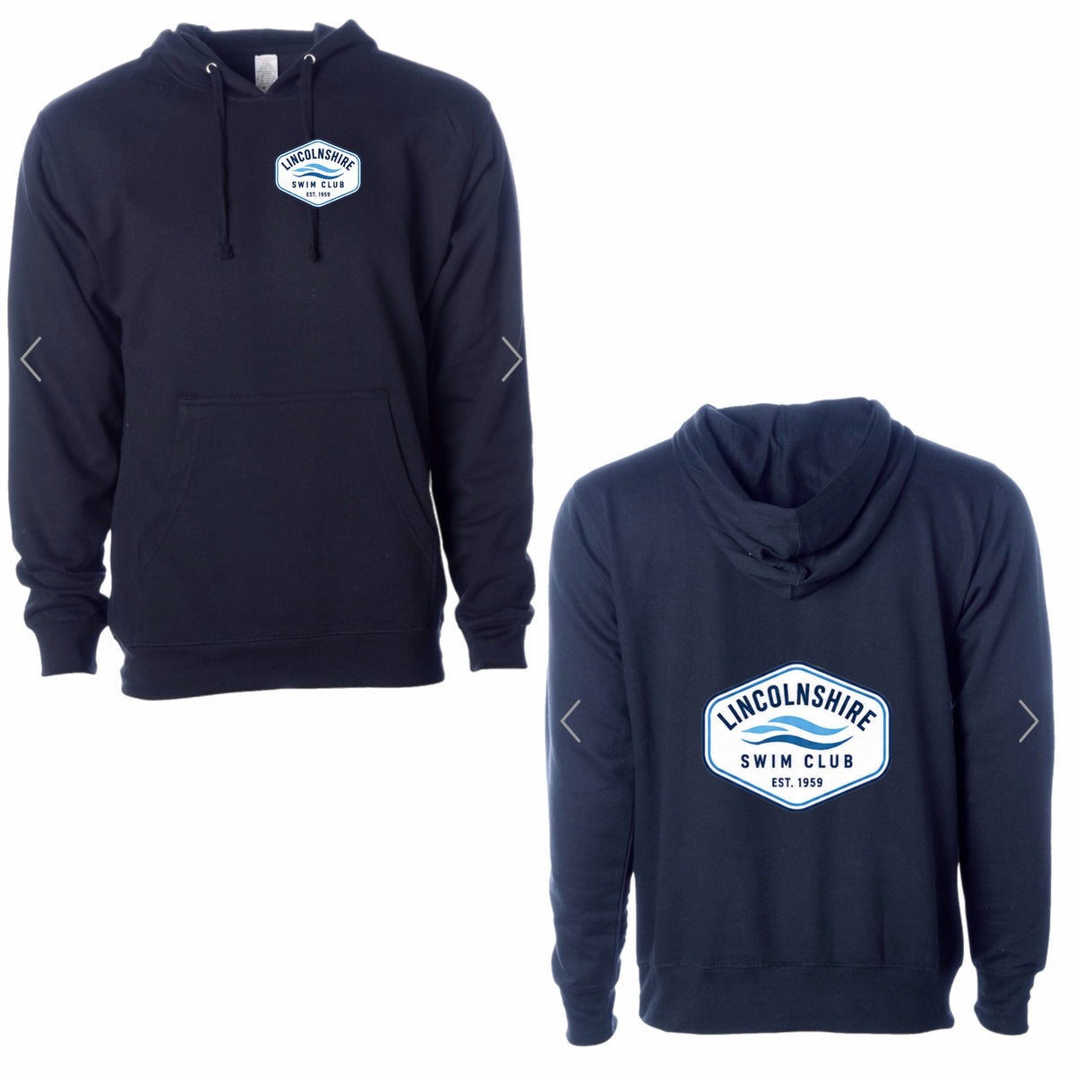 Lincolnshire Swim club hoodie